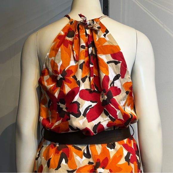 Mirabelli Halter Style Fit & Flare Floral Summer Dress - Picture 6 of 11